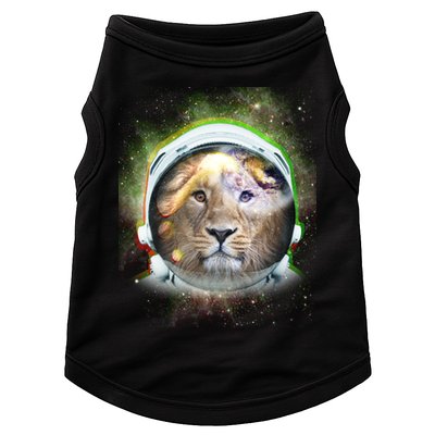 King Of The Universe Lion Space Astronaut Helmet Doggie Tank