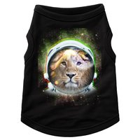 King Of The Universe Lion Space Astronaut Helmet Doggie Tank