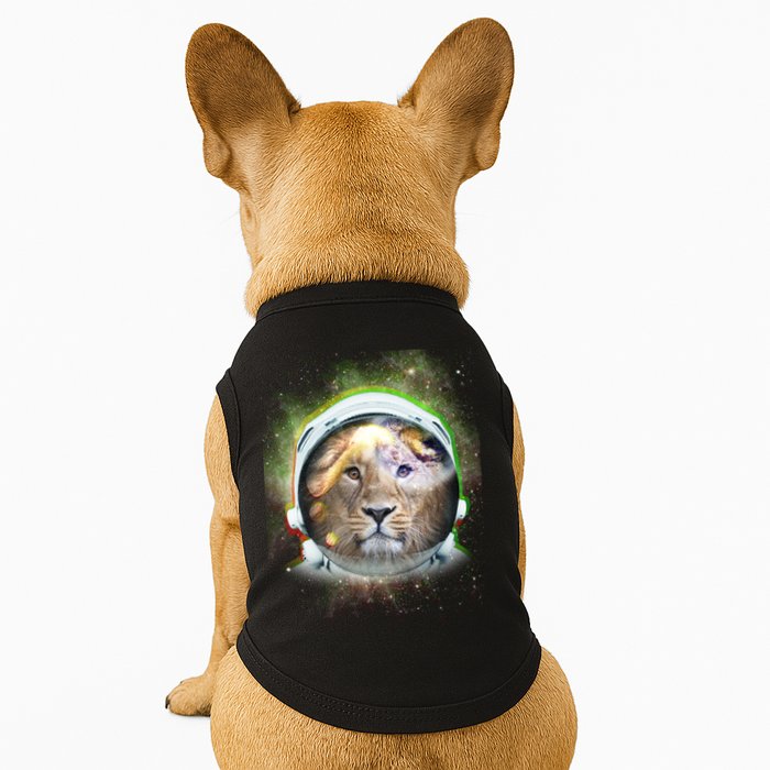 King Of The Universe Lion Space Astronaut Helmet Doggie Tank