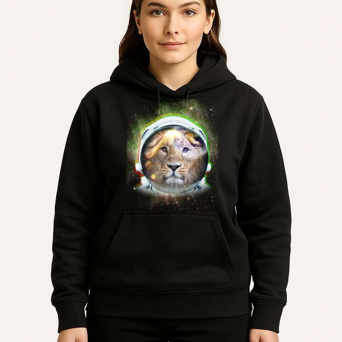 King Of The Universe Lion Space Astronaut Helmet Hoodie
