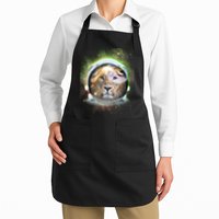 King Of The Universe Lion Space Astronaut Helmet Apron