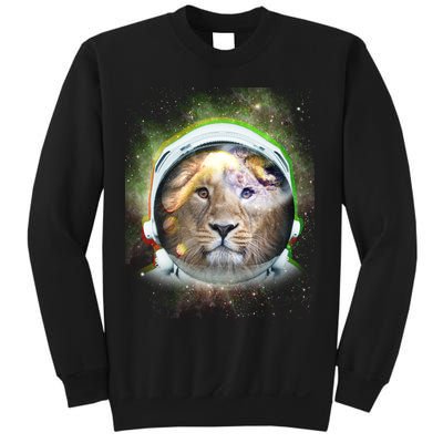 King Of The Universe Lion Space Astronaut Helmet Sweatshirt