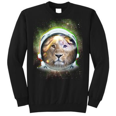 King Of The Universe Lion Space Astronaut Helmet Sweatshirt