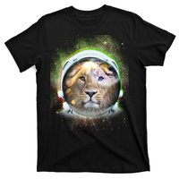 King Of The Universe Lion Space Astronaut Helmet T-Shirt