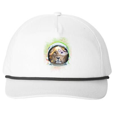 King Of The Universe Lion Space Astronaut Helmet Snapback Five-Panel Rope Hat