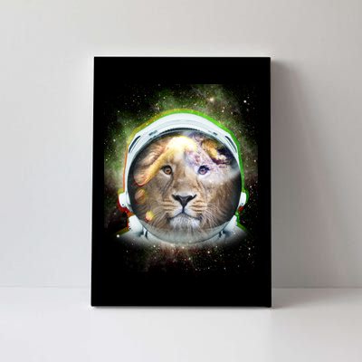 King Of The Universe Lion Space Astronaut Helmet Canvas