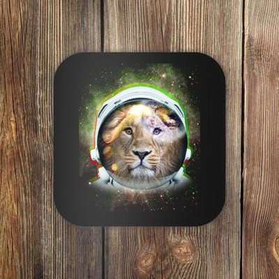 King Of The Universe Lion Space Astronaut Helmet Coaster