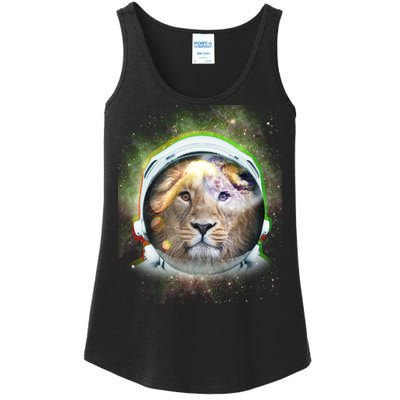 King Of The Universe Lion Space Astronaut Helmet Ladies Essential Tank