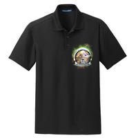 King Of The Universe Lion Space Astronaut Helmet Dry Zone Grid Polo