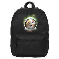 King Of The Universe Lion Space Astronaut Helmet 16 in Basic Backpack