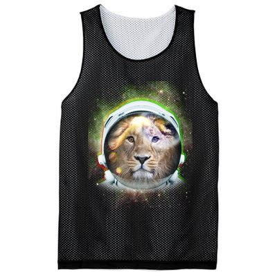 King Of The Universe Lion Space Astronaut Helmet Mesh Reversible Basketball Jersey Tank