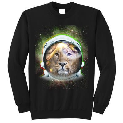 King Of The Universe Lion Space Astronaut Helmet Tall Sweatshirt