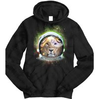 King Of The Universe Lion Space Astronaut Helmet Tie Dye Hoodie