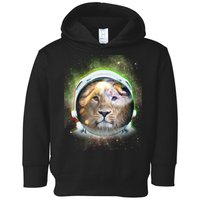 King Of The Universe Lion Space Astronaut Helmet Toddler Hoodie