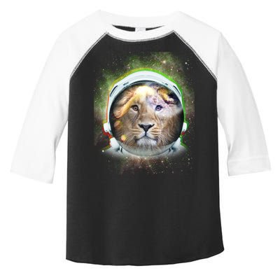 King Of The Universe Lion Space Astronaut Helmet Toddler Fine Jersey T-Shirt