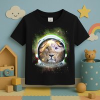 King Of The Universe Lion Space Astronaut Helmet Toddler T-Shirt