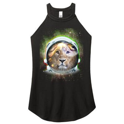 King Of The Universe Lion Space Astronaut Helmet Women's Perfect Tri Rocker Tank
