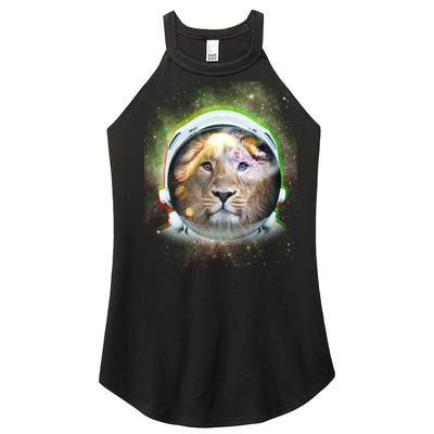 King Of The Universe Lion Space Astronaut Helmet Women's Perfect Tri Rocker Tank