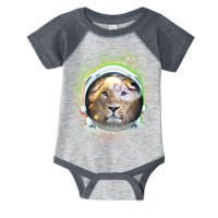 King Of The Universe Lion Space Astronaut Helmet Infant Baby Jersey Bodysuit