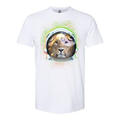 King Of The Universe Lion Space Astronaut Helmet Softstyle® CVC T-Shirt