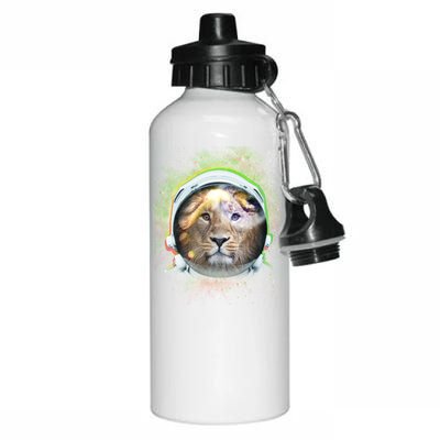 King Of The Universe Lion Space Astronaut Helmet Aluminum Water Bottle