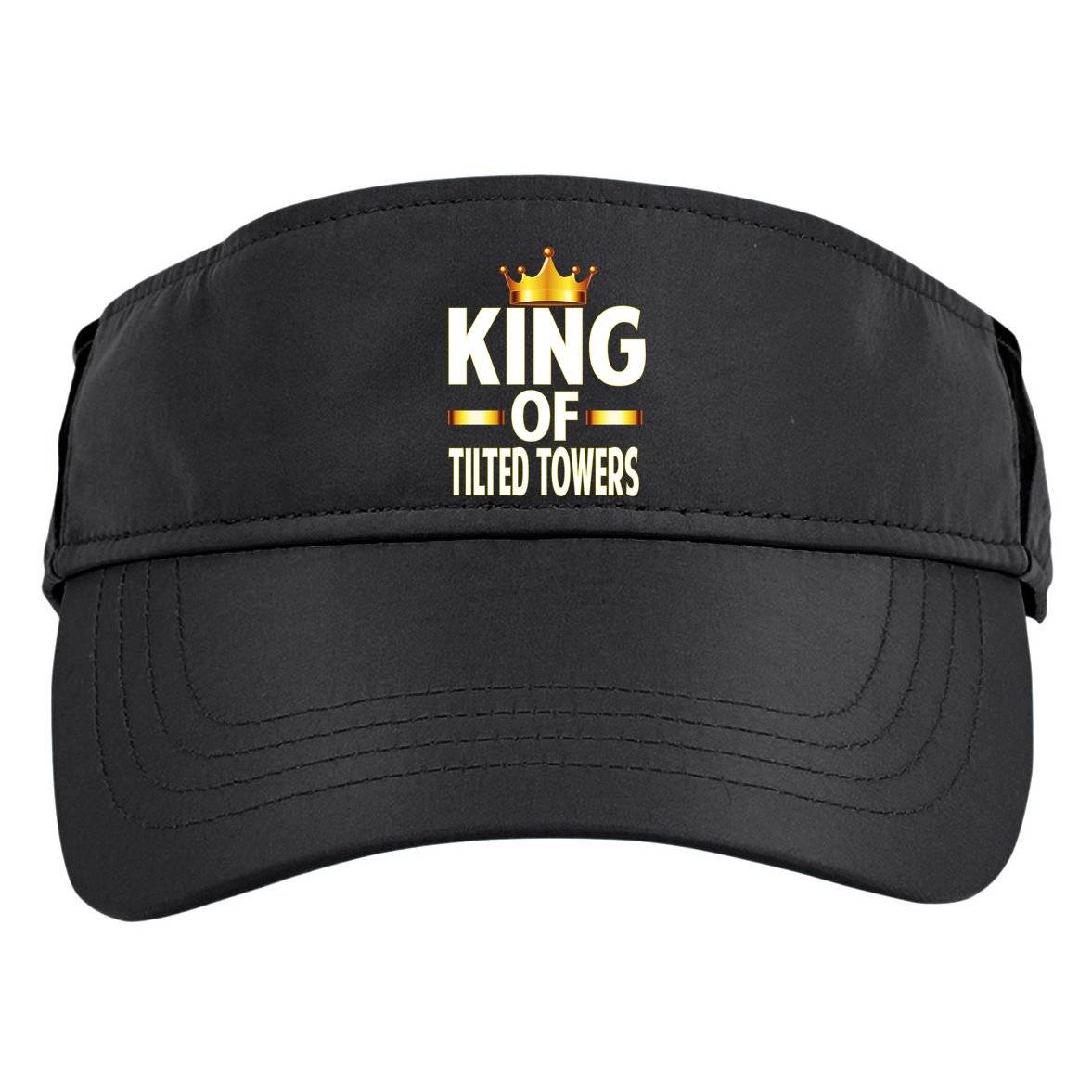 King Of Tilted Towers Adult Drive Performance Visor