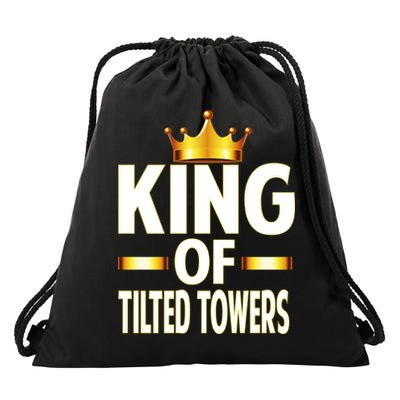 King Of Tilted Towers Drawstring Bag
