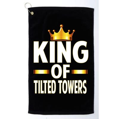 King Of Tilted Towers Golf Towel