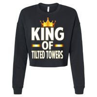 King Of Tilted Towers Cropped Pullover Crew