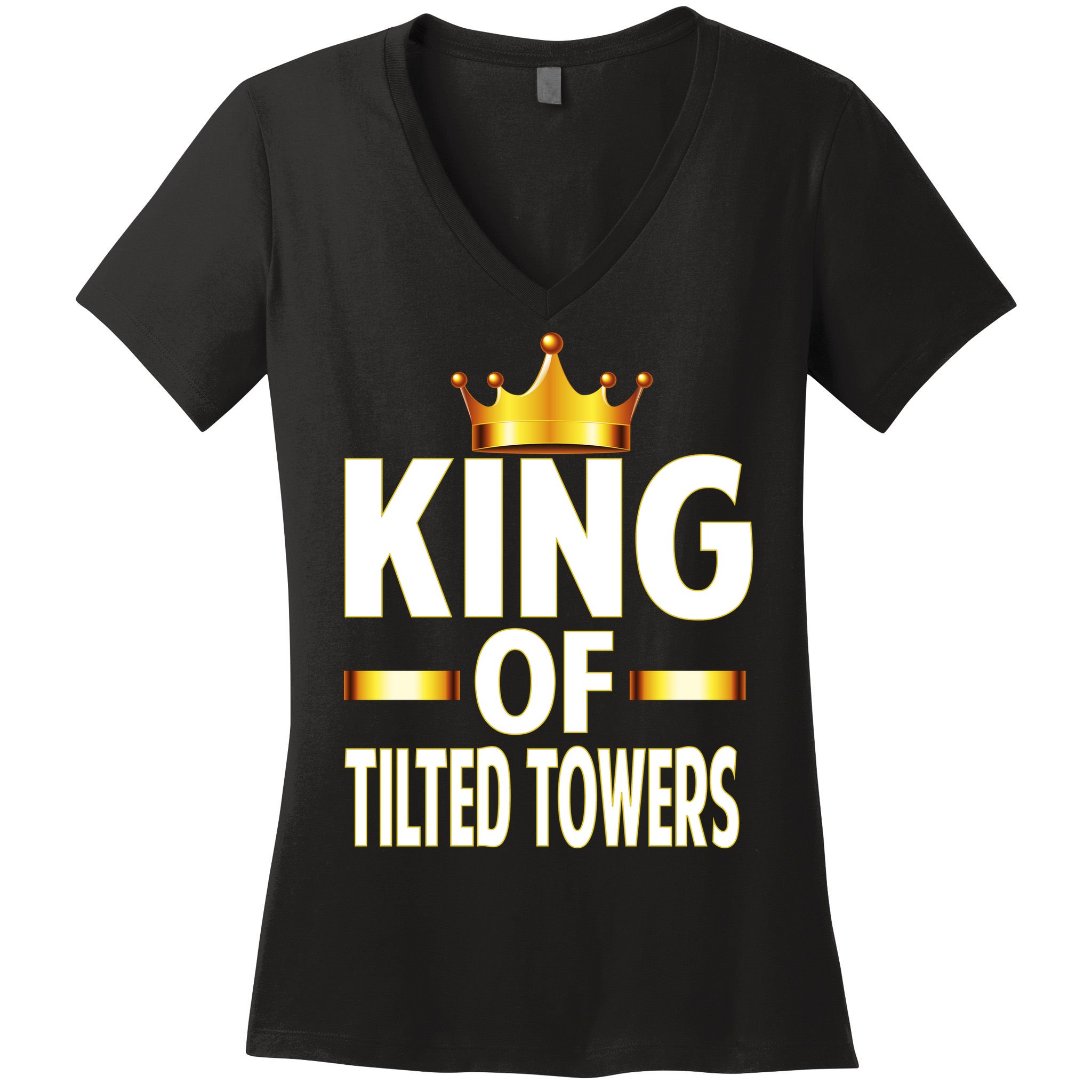 King Of Tilted Towers Women's V-Neck T-Shirt