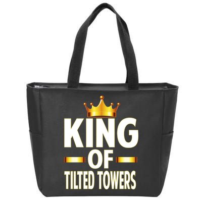 King Of Tilted Towers Zip Tote Bag