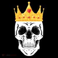King Skull Drawstring Bag