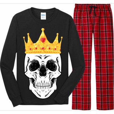 King Skull Long Sleeve Pajama Set