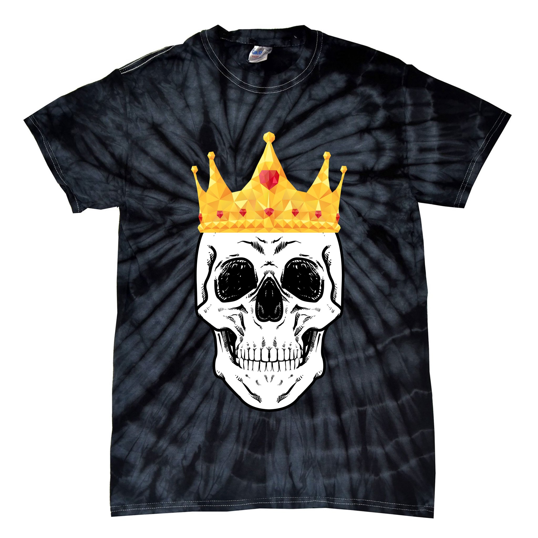 King Skull Tie-Dye T-Shirt