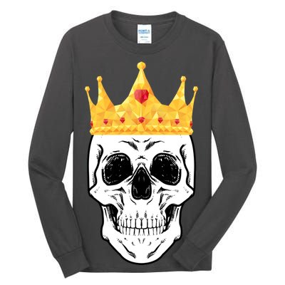 King Skull Tall Long Sleeve T-Shirt