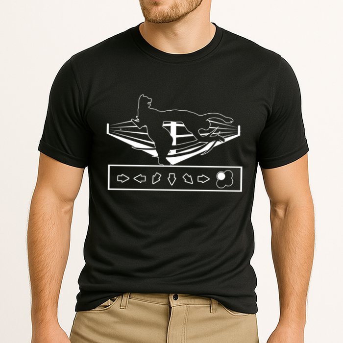 King Throw Funny Game Reference Performance Shirt
