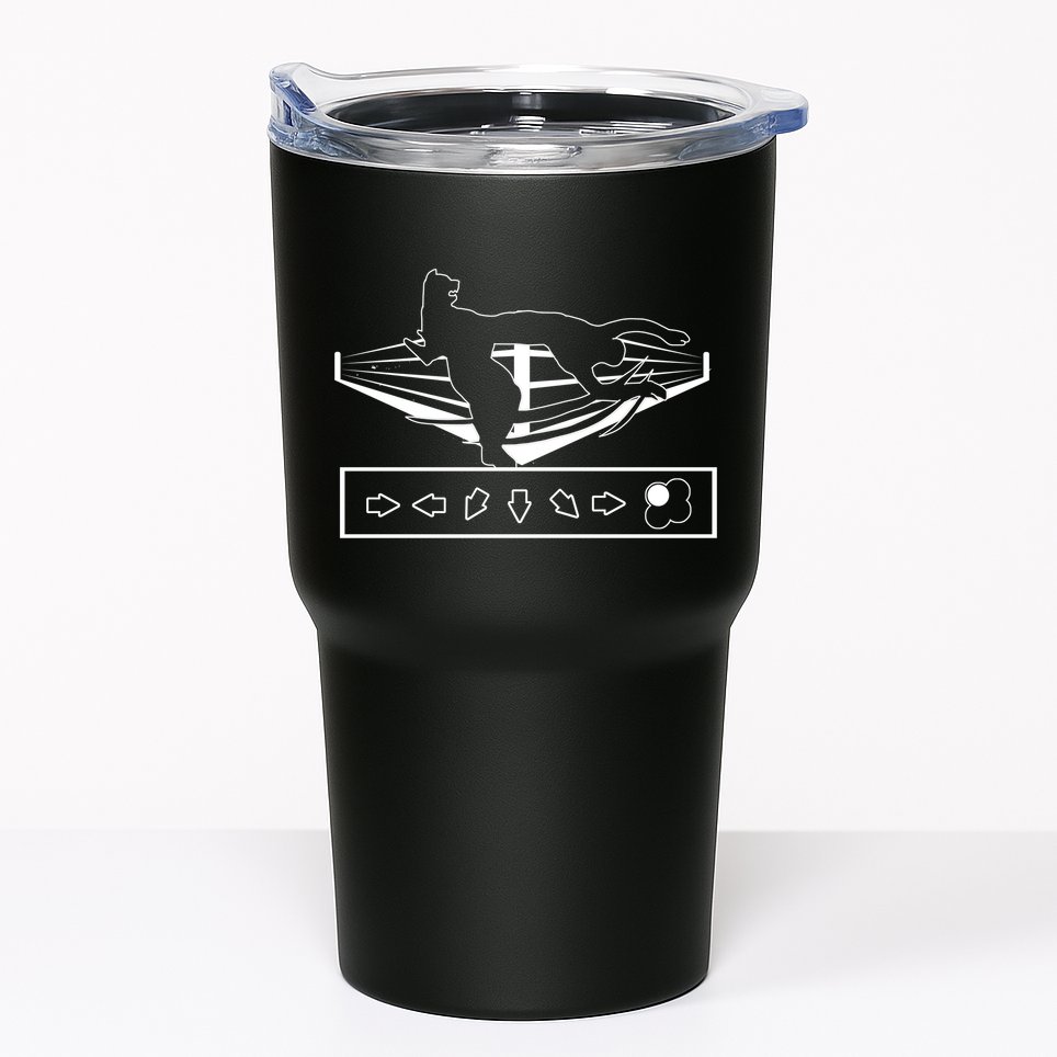 King Throw Funny Game Reference Tumbler