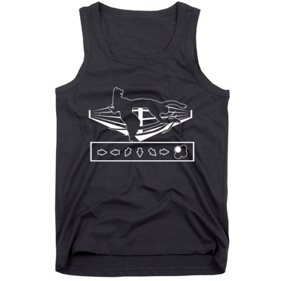 King Throw Funny Game Reference Tank Top