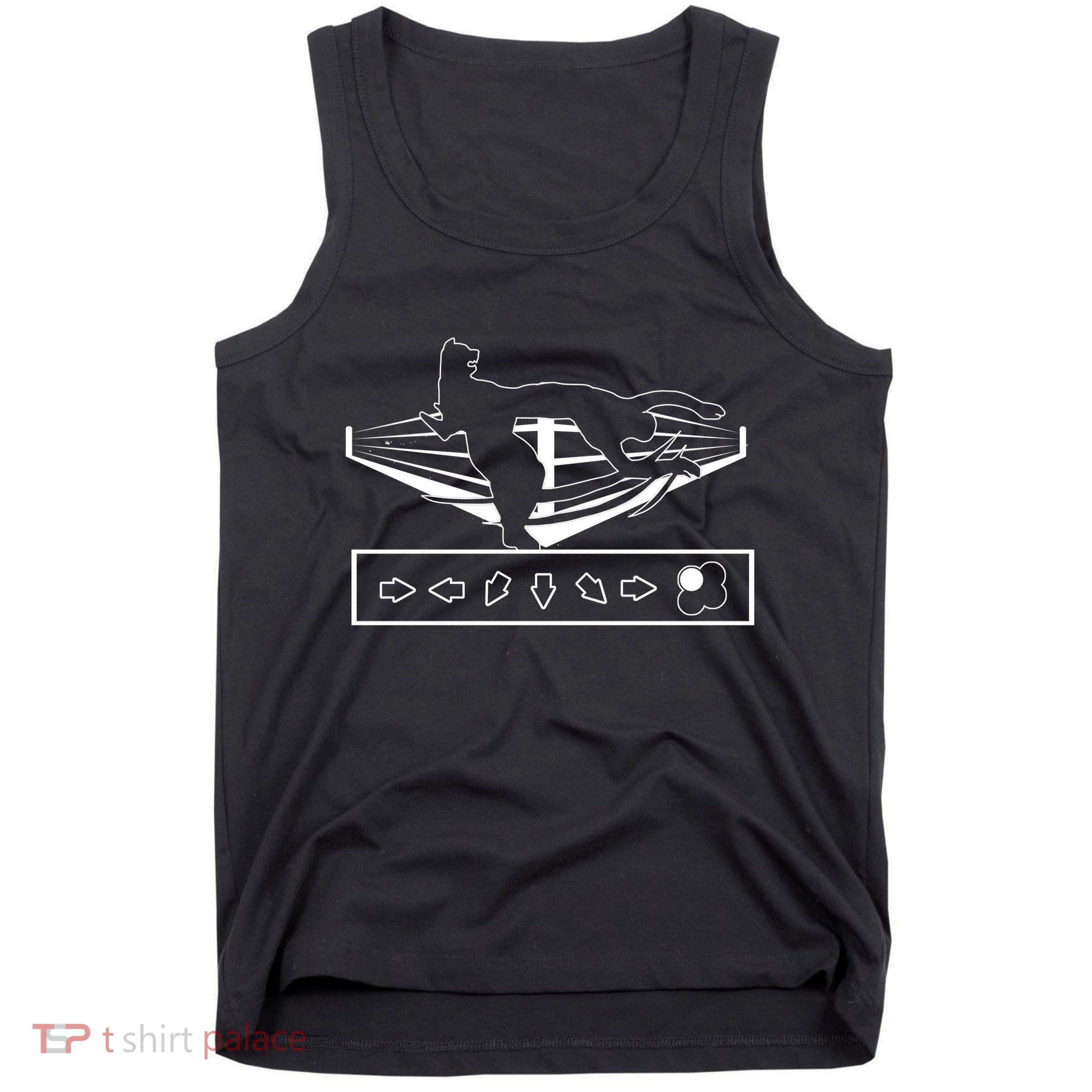 King Throw Funny Game Reference Tank Top