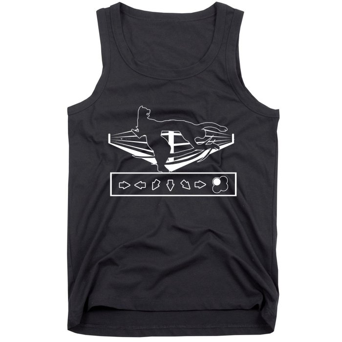 King Throw Funny Game Reference Tank Top