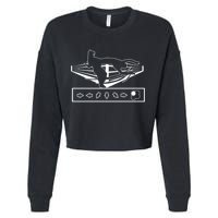 King Throw Funny Game Reference Cropped Pullover Crew