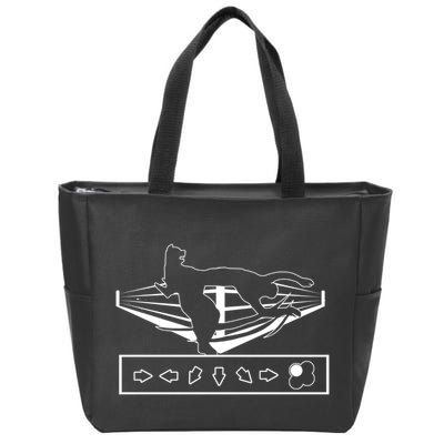 King Throw Funny Game Reference Zip Tote Bag