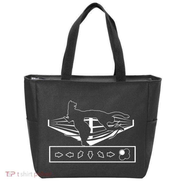 King Throw Funny Game Reference Zip Tote Bag