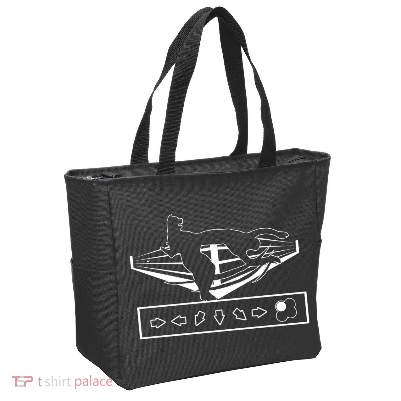 King Throw Funny Game Reference Zip Tote Bag