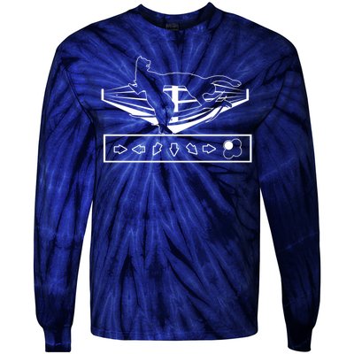 King Throw Funny Game Reference Tie-Dye Long Sleeve Shirt