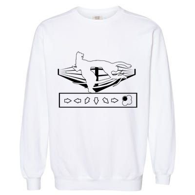 King Throw Funny Game Reference Garment-Dyed Sweatshirt