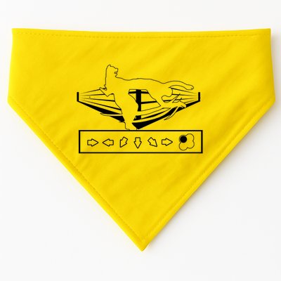King Throw Funny Game Reference USA-Made Doggie Bandana