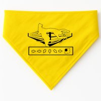 King Throw Funny Game Reference USA-Made Doggie Bandana
