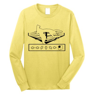 King Throw Funny Game Reference Long Sleeve Shirt
