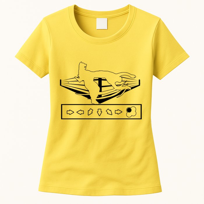 King Throw Funny Game Reference Womens T-Shirt